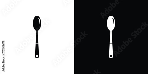 Spoon icon symbol for templates, web design and infographics