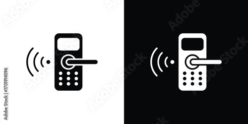 Smart lock icon symbol for templates, web design and infographics