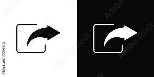 Share icon symbol for templates, web design and infographics