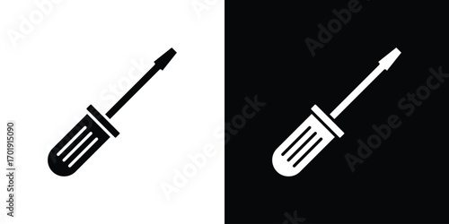 Screwdriver icon symbol for templates, web design and infographics