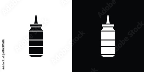 Ketchup icon symbol for templates, web design and infographics