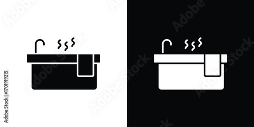 Jacuzzi icon symbol for templates, web design and infographics