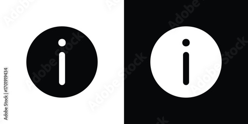 Info icon symbol for templates, web design and infographics