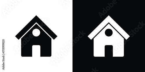 Home icon symbol for templates, web design and infographics