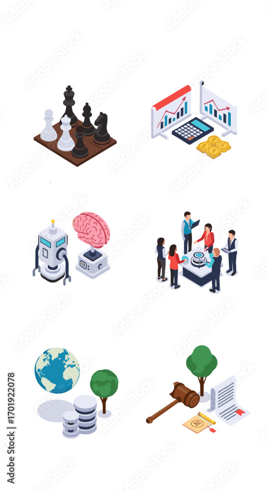 Fototapeta premium Strategic planning and business growth analysis for successful investment and economic development