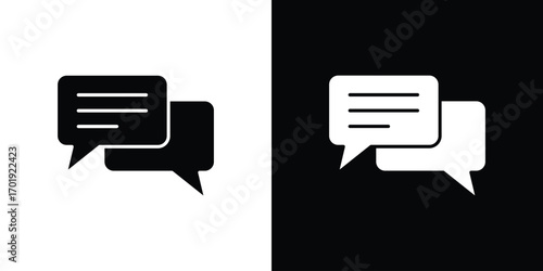 Conversation icon symbol for templates, web design and infographics