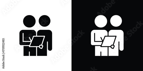 Consulting icon symbol for templates, web design and infographics