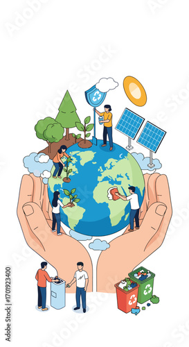 Protecting our planet a global effort towards sustainability and environmental conservation for future generations