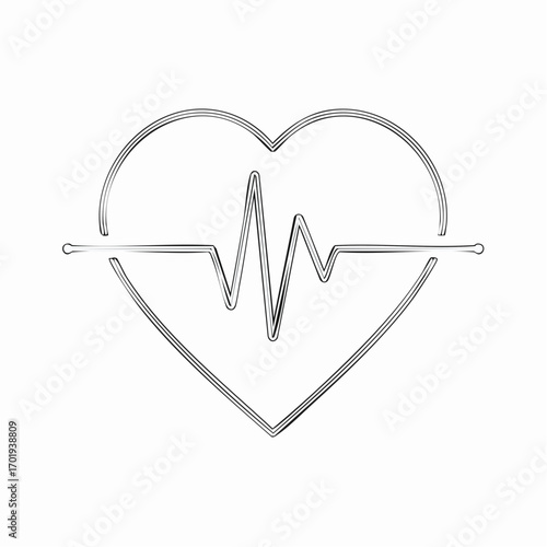 Heartbeat Line Symbol
