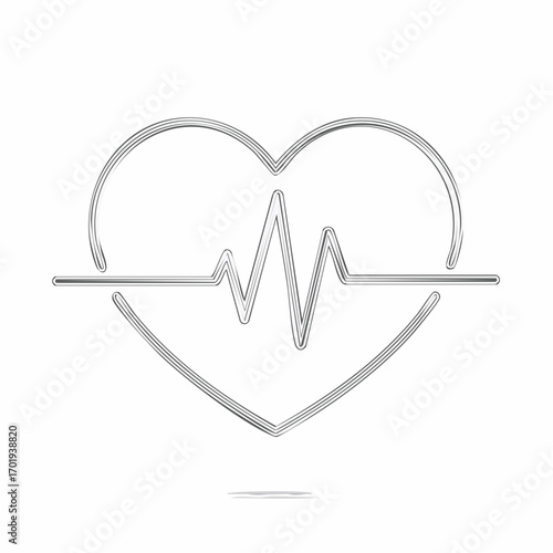 Heartbeat Line Symbol