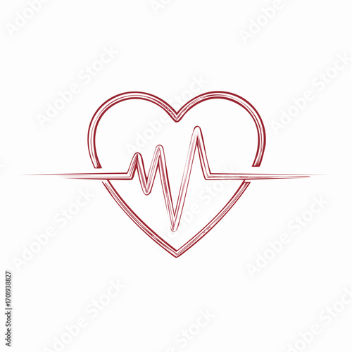 Heartbeat Line Symbol