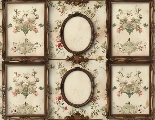 set of vintage frames