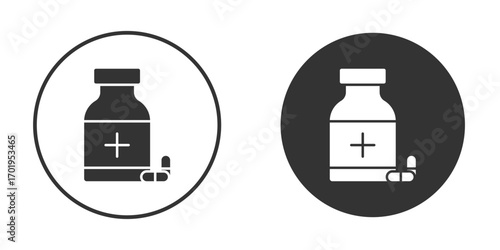 Supplement icon or Logo. Flat Style vector EPS.