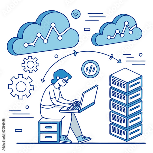 cloud computing concept