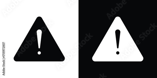 attention sign icon design illustration. icon concept in flat