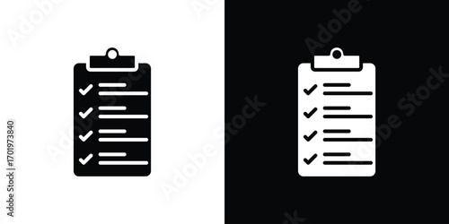 Todo list icon design illustration. icon concept in flat