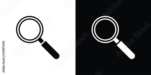 Search icon design illustration. icon concept in flat
