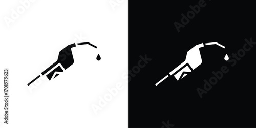 Fuel icon design illustration. icon concept in flat