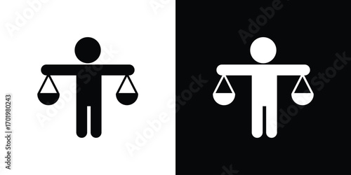 Ethics icon design illustration. icon concept in flat