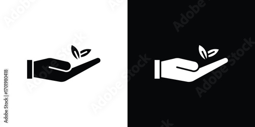 Eco-friendly icon design illustration. icon concept in flat