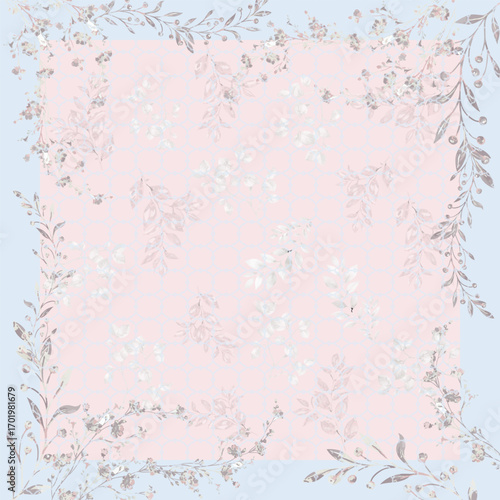 leaf natural hand drawn pattern native