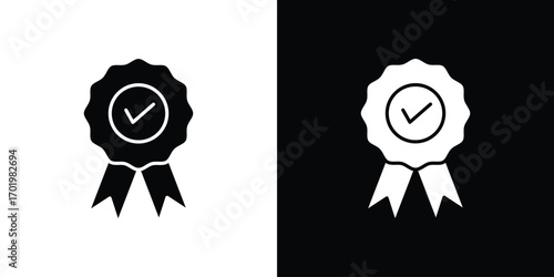 Accreditation icon design illustration. icon concept in flat