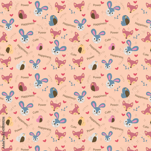 cute seamless pattern design 