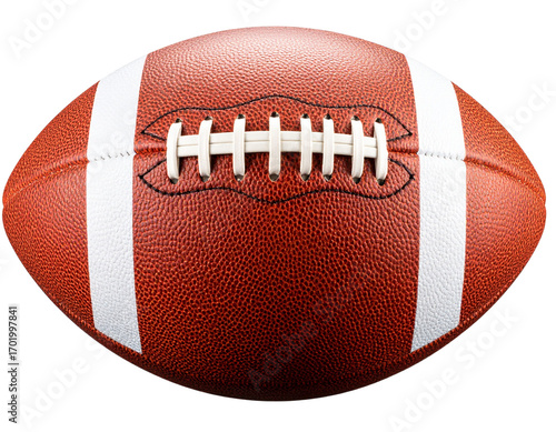Close-Up of Soccer Ball with Textured Panels, Studio Shot, Isolated PNG”