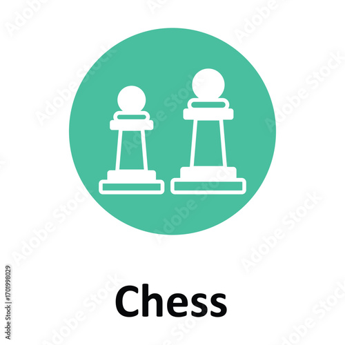 Chess Vector icon which can easily modify or edit