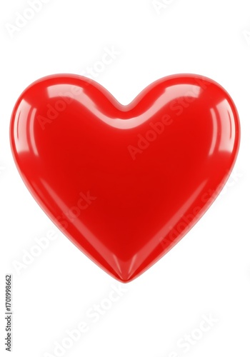 Hyperrealistic Red Heart: 3D Render