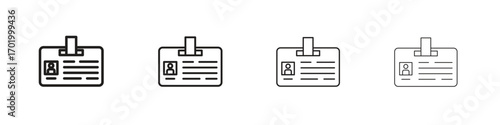 Security badge icons illustrations collection on white background. Pixel perfect vector graphics