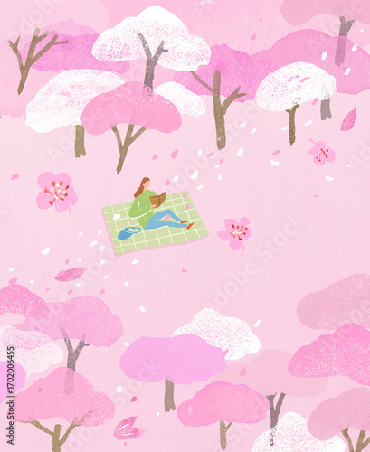 봄 벚꽃나무 나들이