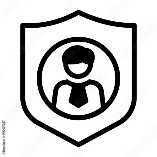 Corporate Coverage Protection icon from the Corporate icon collection (Mixed Style)