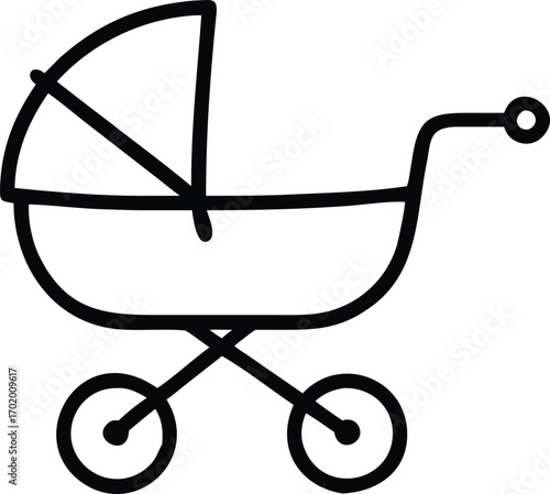 baby carriage vector illustration