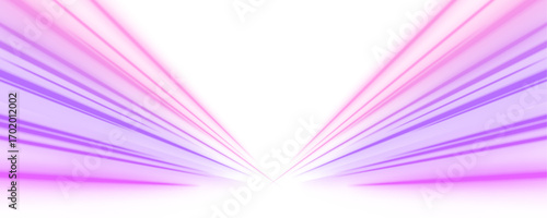 A tunnel of light lines curves inward, pulling the viewer into a digital dimension. Neon speed lines express futuristic transformation. PNG