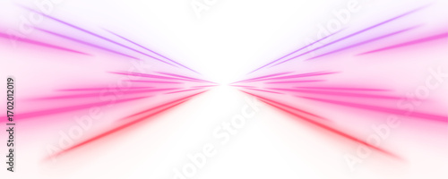 Colorful light trails streak diagonally across a white background, simulating fast data transfer. The flowing lines enhance motion and energy. Perfect for tech or 5G visuals. PNG