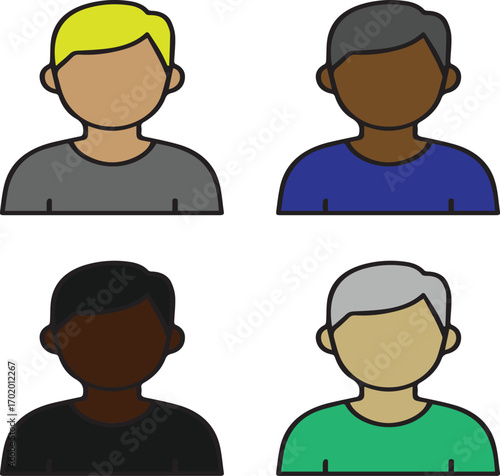 Diverse Profile Avatars