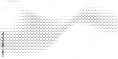 Triangle Vector Abstract Geometric Technology Background. Halftone Triangular Pattern. Minimal Style Dynamic Background