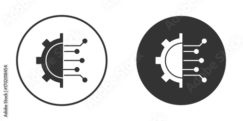 Technology icons collection. Filled flat icons