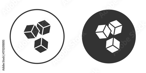 Sugar icons collection. Filled flat icons