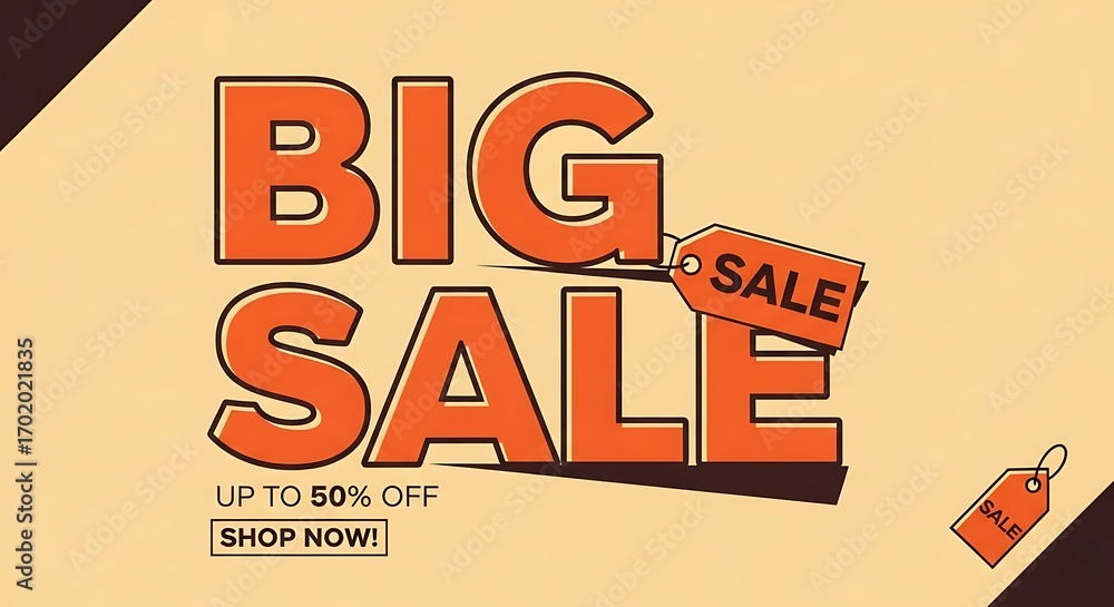 Fototapeta premium Big Sale Promotion with Discount Offer.