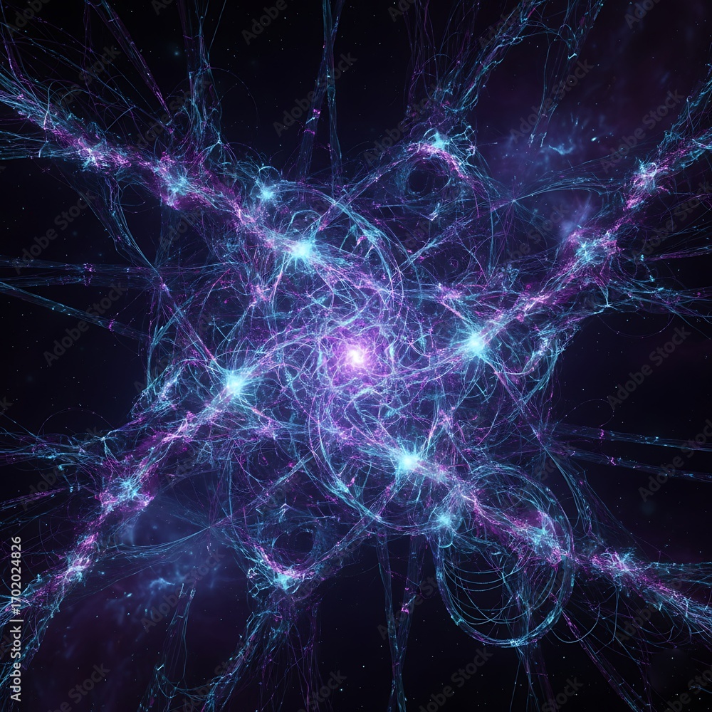 Fototapeta premium Dark Matter Visualization