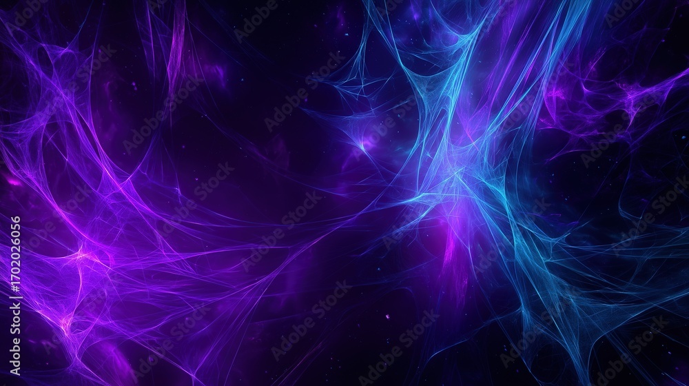 Fototapeta premium Ethereal Cyberpunk Energy Core with Soft Particle Halo. Futuristic AI Technology Background for Presentation Design and Digital Branding
