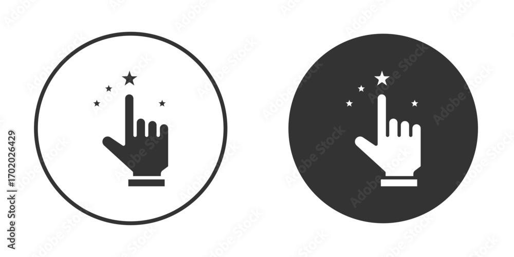Obraz premium Customer feedback icons collection. Filled flat icons