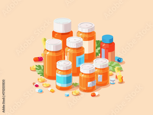 Hand drawn medicines