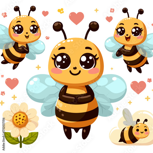 cute animated bee