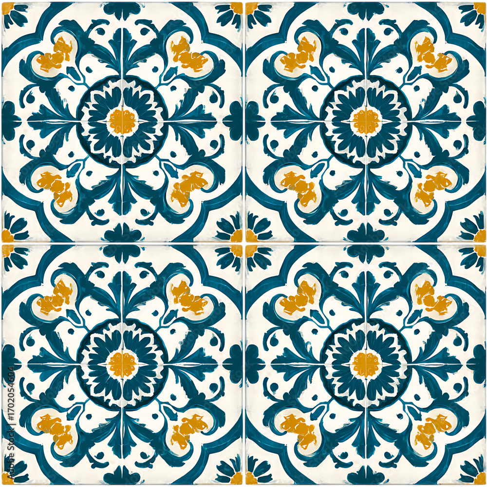 Fototapeta premium Cement Tile modern design for home