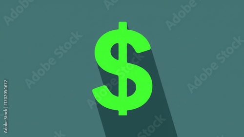 Rotating Dollar Sign