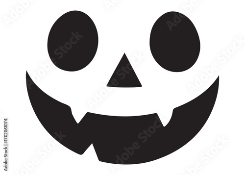jack o lantern faces logo silhouette vector, pumpkin faces vector silhouette illustration, spooky jack o lantern face design, halloween pumpkin jack o' lantern logo silhouettes vector 