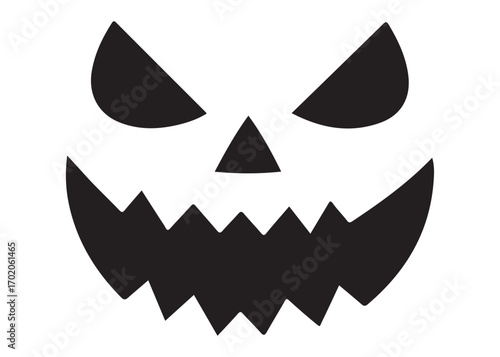 jack o lantern faces logo silhouette vector, pumpkin faces vector silhouette illustration, spooky jack o lantern face design, halloween pumpkin jack o' lantern logo silhouettes vector 